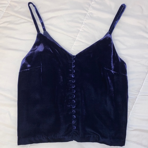NWT madewell velvet top - Picture 1 of 5